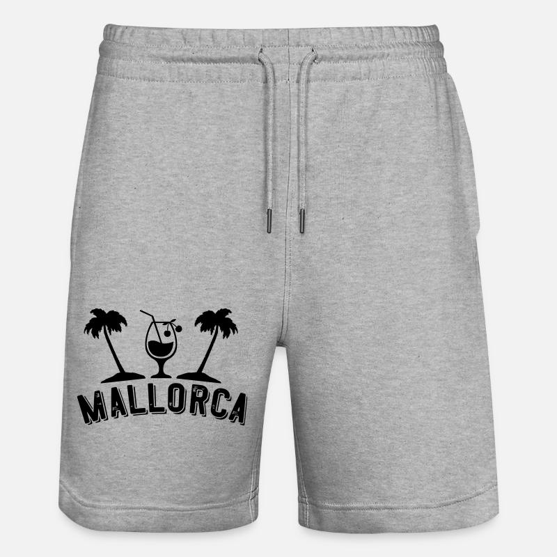 Majorque - Short de jogging bio TRAINER Stanley/Stella unisexe - gris chiné