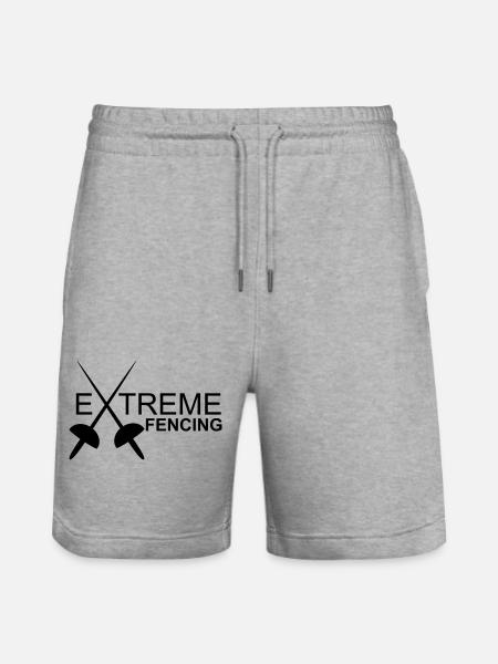 2541614 12599703 fencing - Stanley/Stella Trainer Unisex Organic Jogging Shorts - heather grey