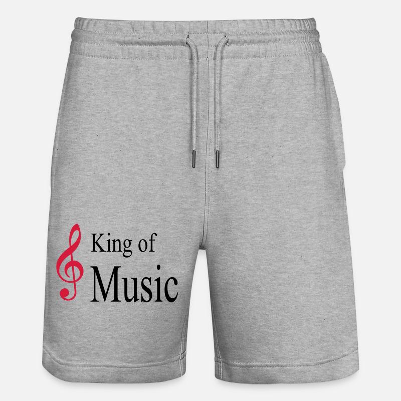 musique - Short de jogging bio TRAINER Stanley/Stella unisexe - gris chiné