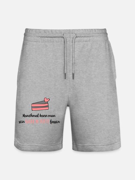 TORTE - Stanley/Stella Unisex Bio Joggingshorts Trainer - Grau meliert