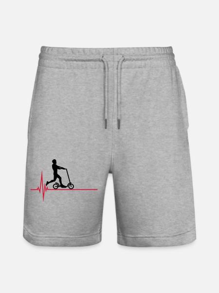 scooter électrique scooter électrique - Short de jogging bio TRAINER Stanley/Stella unisexe - gris chiné