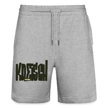 Kreischberg - Steiermark - Stanley/Stella Unisex Bio Joggingshorts Trainer  - Grau meliert - Vorne - Nik (191cm) & Marisol (170cm)