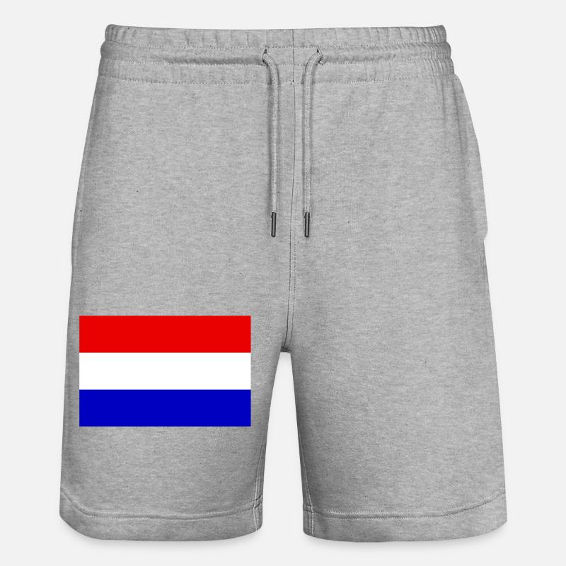 Drapeau hollandais - Short de jogging bio TRAINER Stanley/Stella unisexe - gris chiné