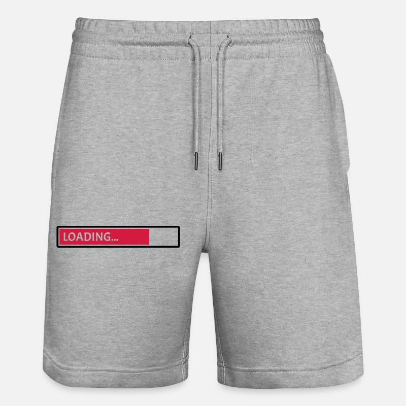 Loading - Short de jogging bio TRAINER Stanley/Stella unisexe - gris chiné