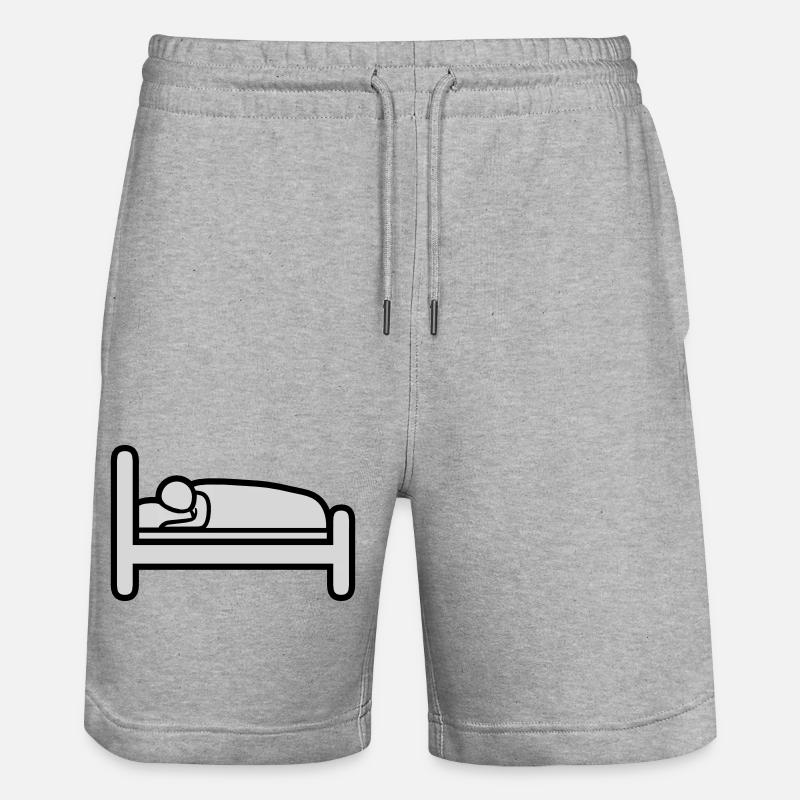 Icône Lit de couchage - Short de jogging bio TRAINER Stanley/Stella unisexe - gris chiné