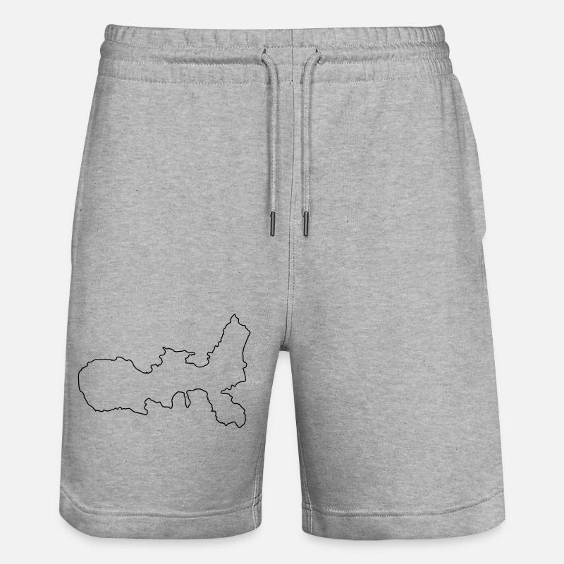 Elba - Short de jogging bio TRAINER Stanley/Stella unisexe - gris chiné