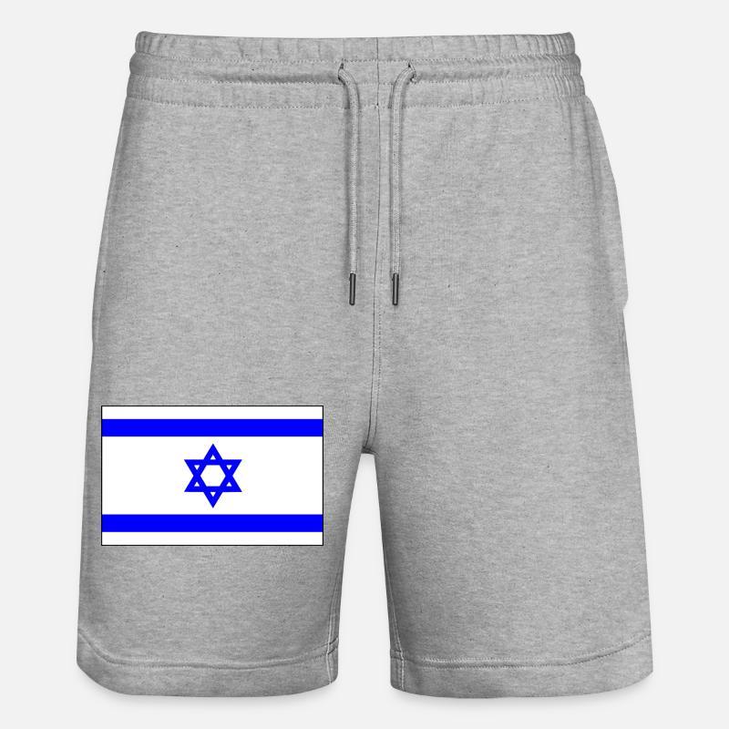 Israël - Short de jogging bio TRAINER Stanley/Stella unisexe - gris chiné