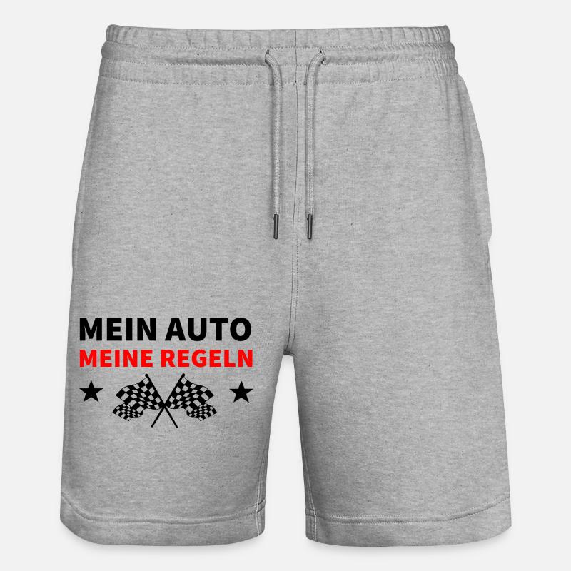 Auto - Stanley/Stella Unisex Bio Joggingshorts Trainer  - Grau meliert