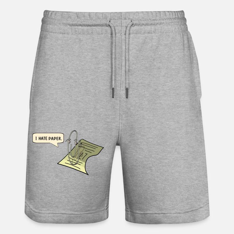 Bureau - Short de jogging bio TRAINER Stanley/Stella unisexe - gris chiné