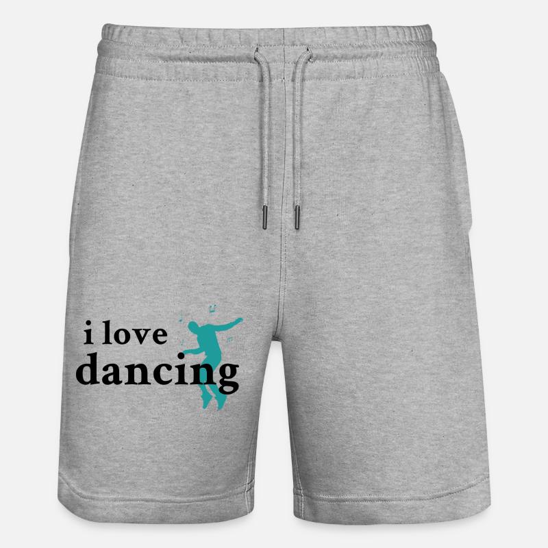 Danse Danse Musique - Short de jogging bio TRAINER Stanley/Stella unisexe - gris chiné