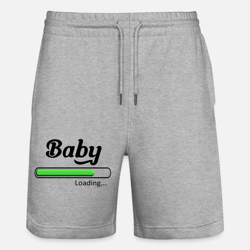Baby loading. - Short de jogging bio TRAINER Stanley/Stella unisexe - gris chiné