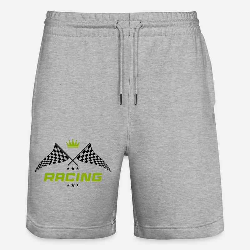 Symbole de course - Short de jogging bio TRAINER Stanley/Stella unisexe - gris chiné