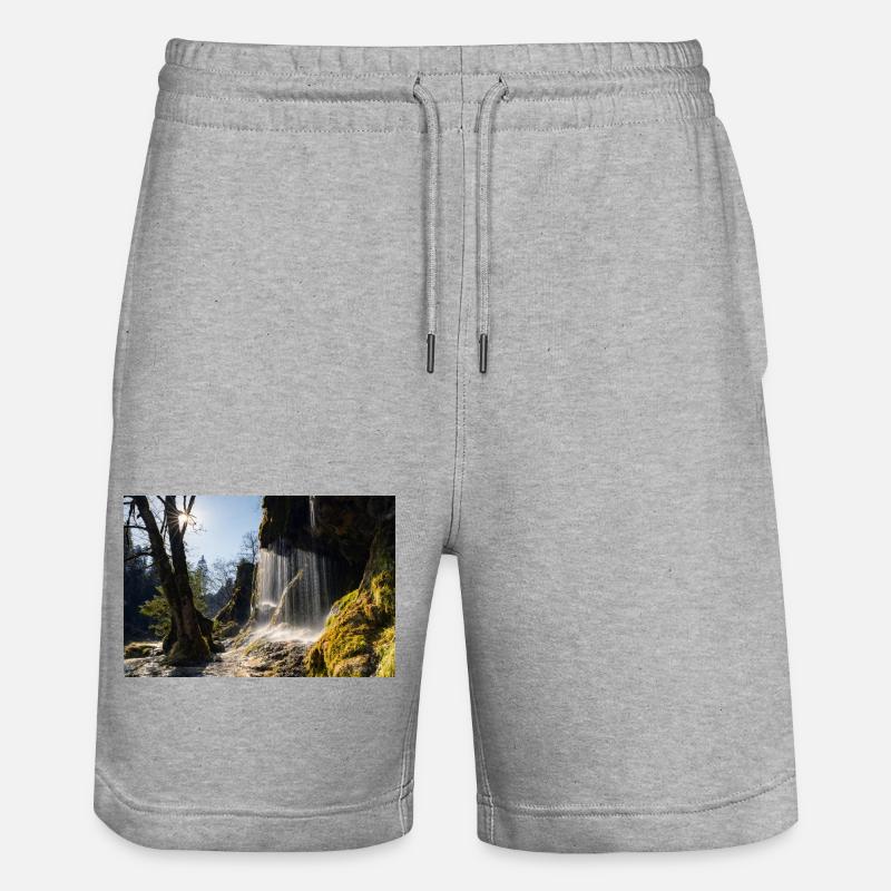 Chutes du Voile - Short de jogging bio TRAINER Stanley/Stella unisexe - gris chiné