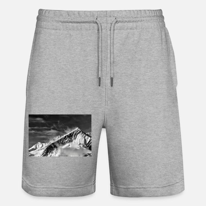 Alpspitze - Short de jogging bio TRAINER Stanley/Stella unisexe - gris chiné