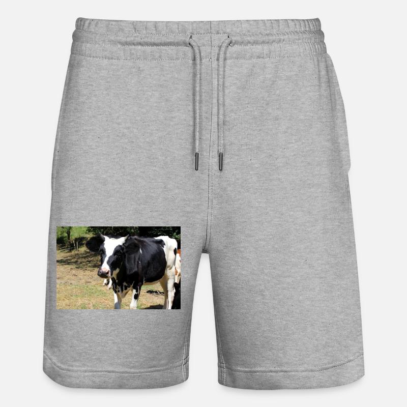 Affiche de vache - Short de jogging bio TRAINER Stanley/Stella unisexe - gris chiné