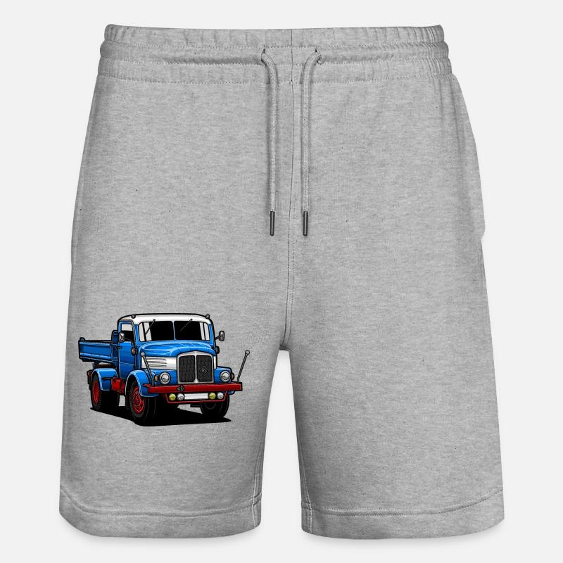 IFA S4000 | RDA | Camion // Illustration - Short de jogging bio TRAINER Stanley/Stella unisexe - gris chiné