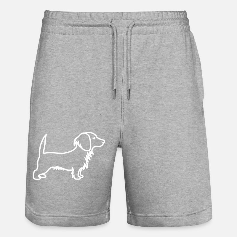 teckel - Short de jogging bio TRAINER Stanley/Stella unisexe - gris chiné