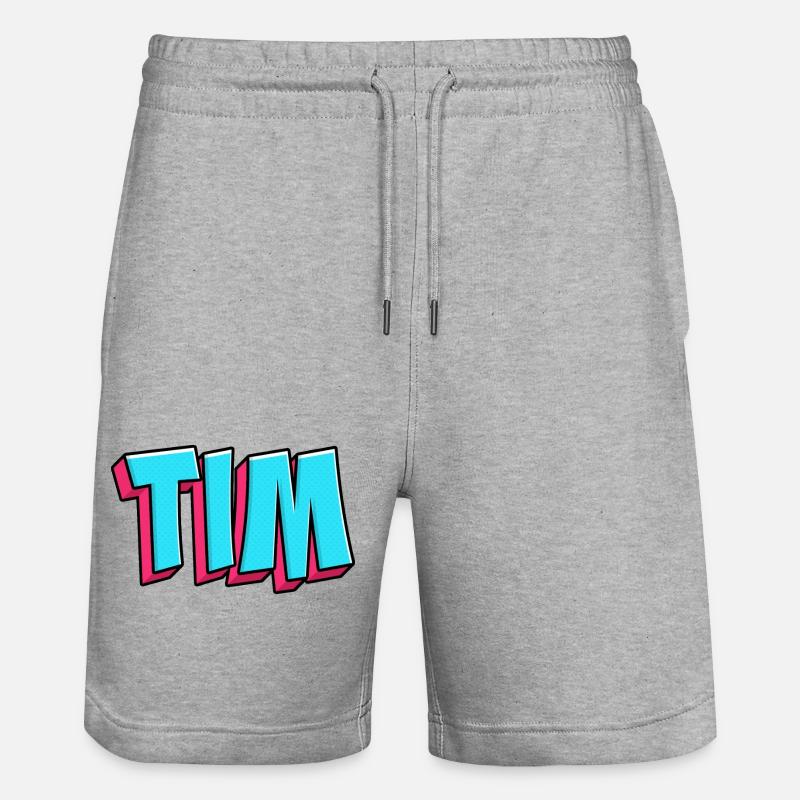 Image du nom : Tim - Short de jogging bio TRAINER Stanley/Stella unisexe - gris chiné
