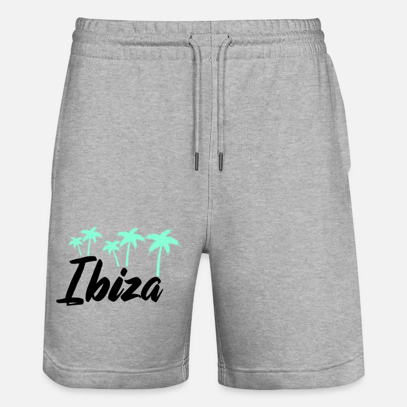 Ibiza - Short de jogging bio TRAINER Stanley/Stella unisexe - gris chiné