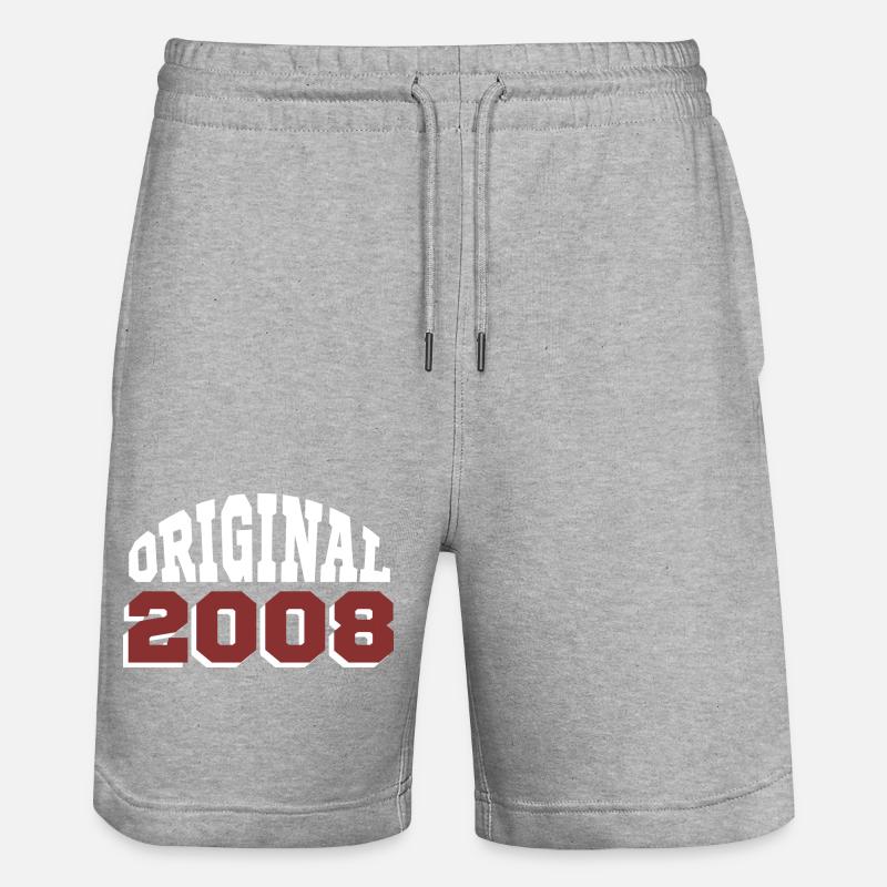 Original 2008 - Short de jogging bio TRAINER Stanley/Stella unisexe - gris chiné