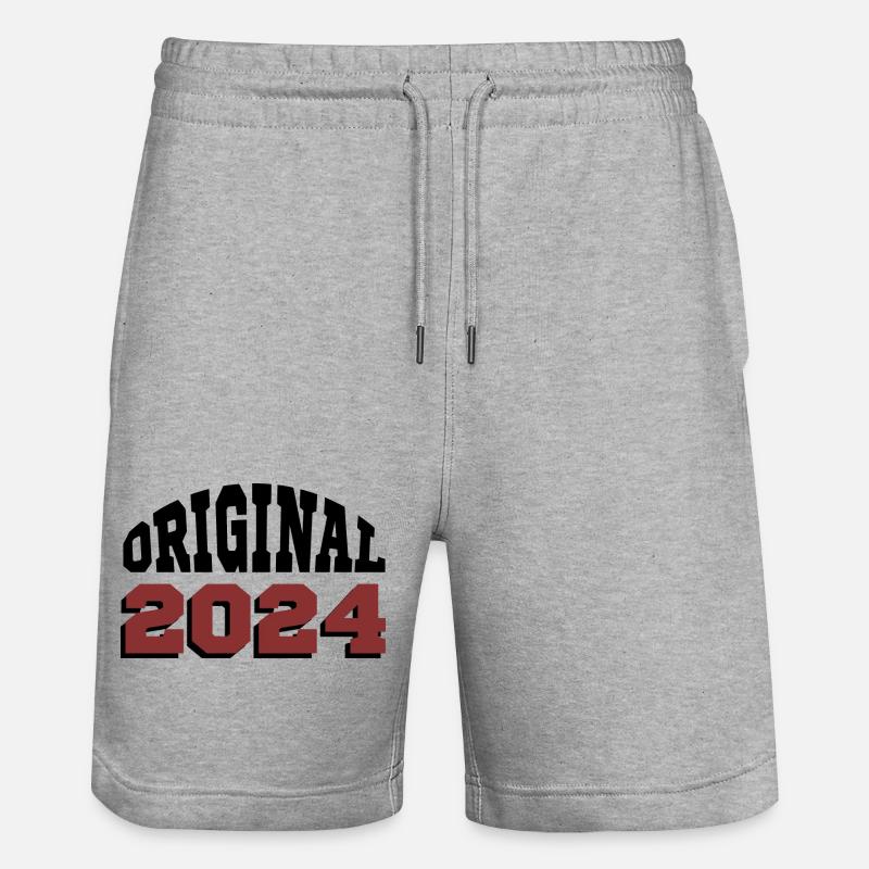 Original 2024 - Short de jogging bio TRAINER Stanley/Stella unisexe - gris chiné