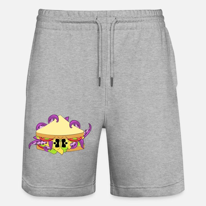 MORSURE TENTACULAIRE - Short de jogging bio TRAINER Stanley/Stella unisexe - gris chiné
