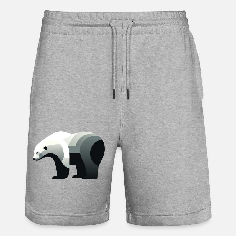 Eisbär - Stanley/Stella Unisex Bio Joggingshorts Trainer  - Grau meliert