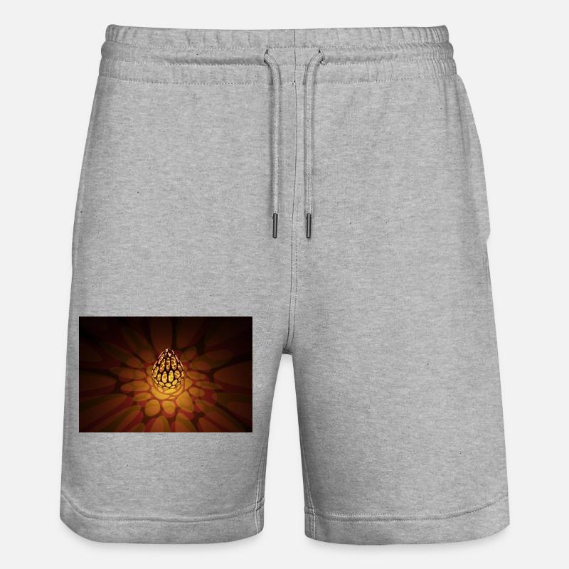 LIGHT VORONOÏ - Short de jogging bio TRAINER Stanley/Stella unisexe - gris chiné