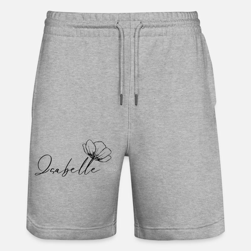 Isabelle - Short de jogging bio TRAINER Stanley/Stella unisexe - gris chiné