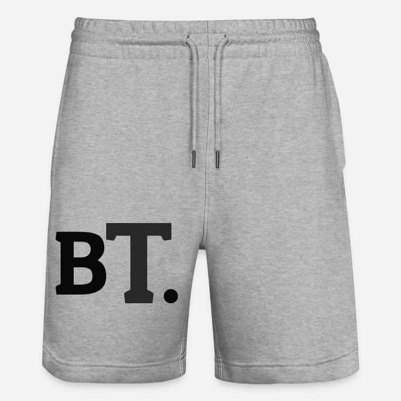 BT. - Original - Stanley/Stella Unisex Bio Joggingshorts Trainer  - Grau meliert