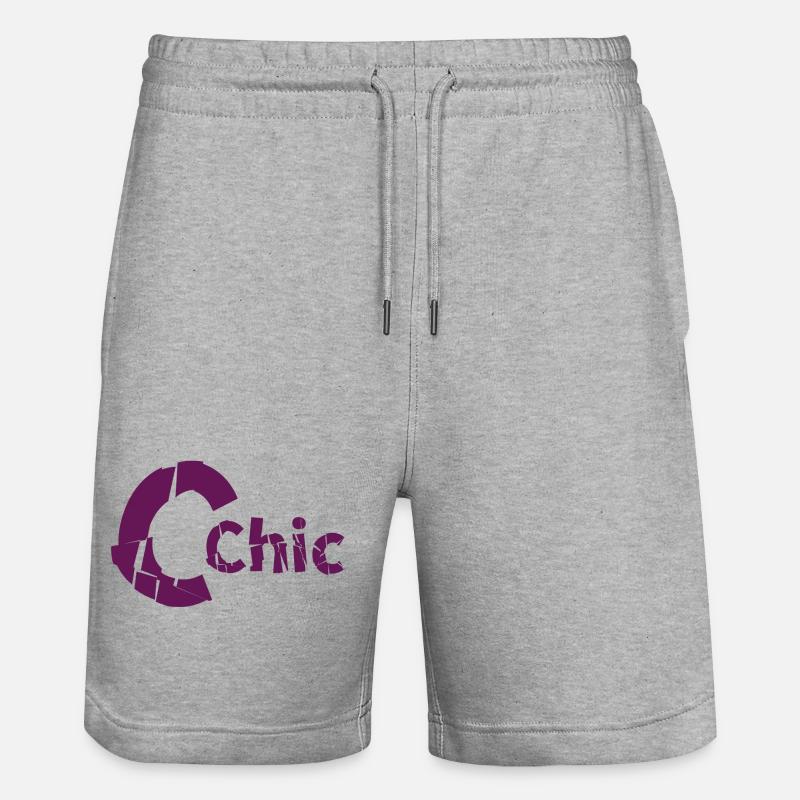 Chic - Short de jogging bio TRAINER Stanley/Stella unisexe - gris chiné