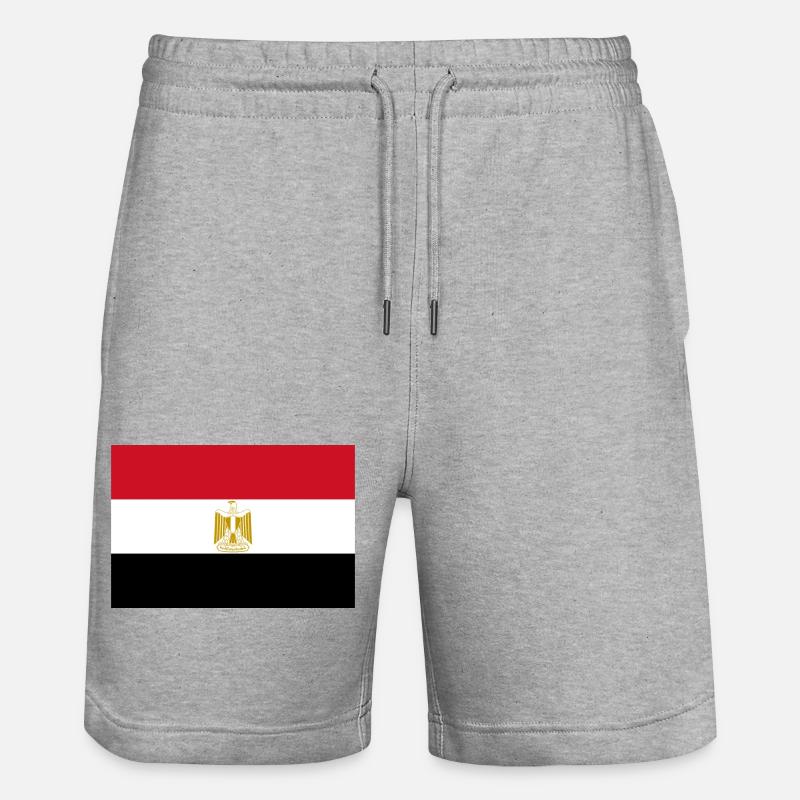 Égypte - Short de jogging bio TRAINER Stanley/Stella unisexe - gris chiné