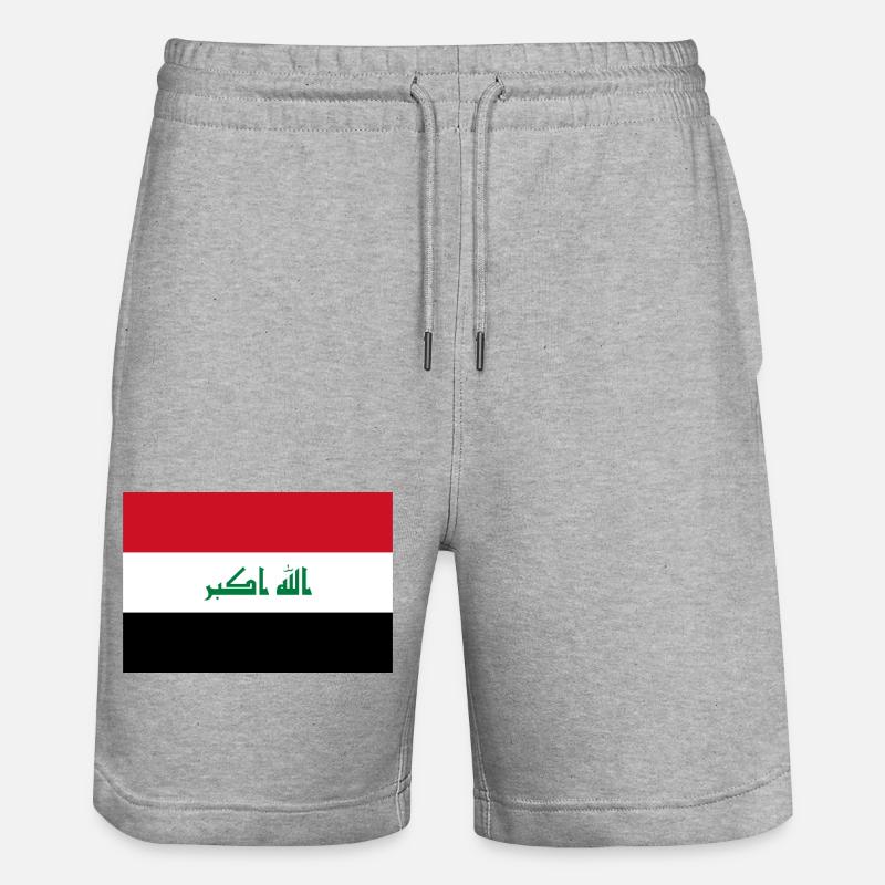 Irak - Short de jogging bio TRAINER Stanley/Stella unisexe - gris chiné