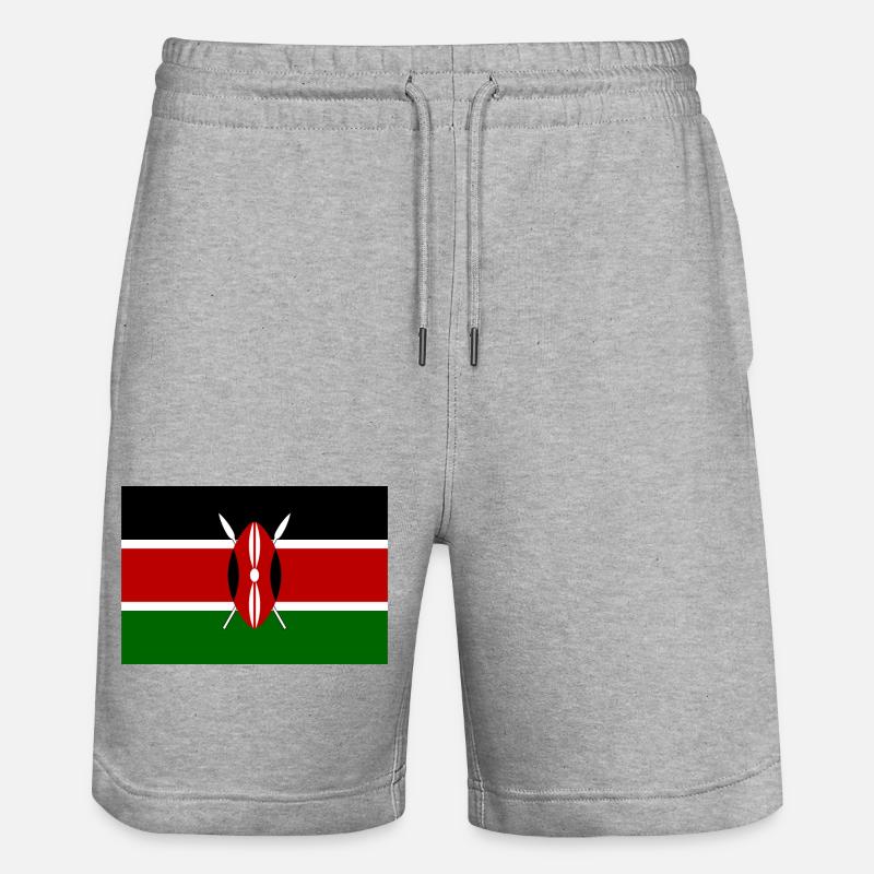 Kenya - Short de jogging bio TRAINER Stanley/Stella unisexe - gris chiné