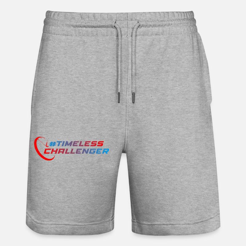 #timelesschallenger - Stanley/Stella Unisex Bio Joggingshorts Trainer  - Grau meliert
