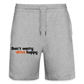 2541614 14062158 drive - Short de jogging bio TRAINER Stanley/Stella unisexe - gris chiné - Devant - Nik (191cm) & Marisol (170cm)