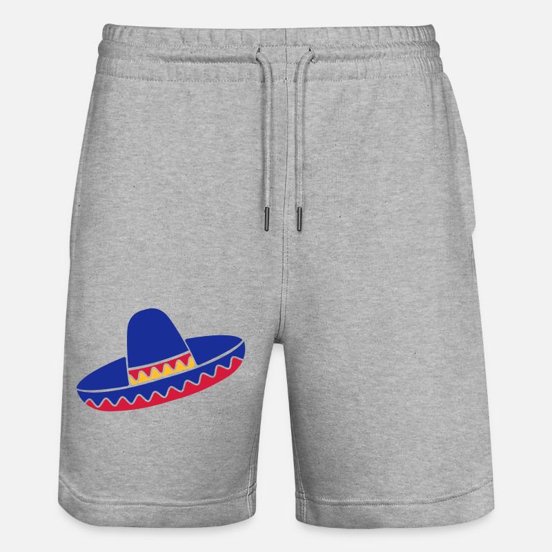 Sombrero - Stanley/Stella Unisex Bio Joggingshorts Trainer  - Grau meliert