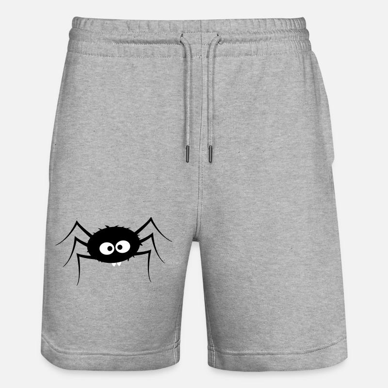 araignée - Short de jogging bio TRAINER Stanley/Stella unisexe - gris chiné