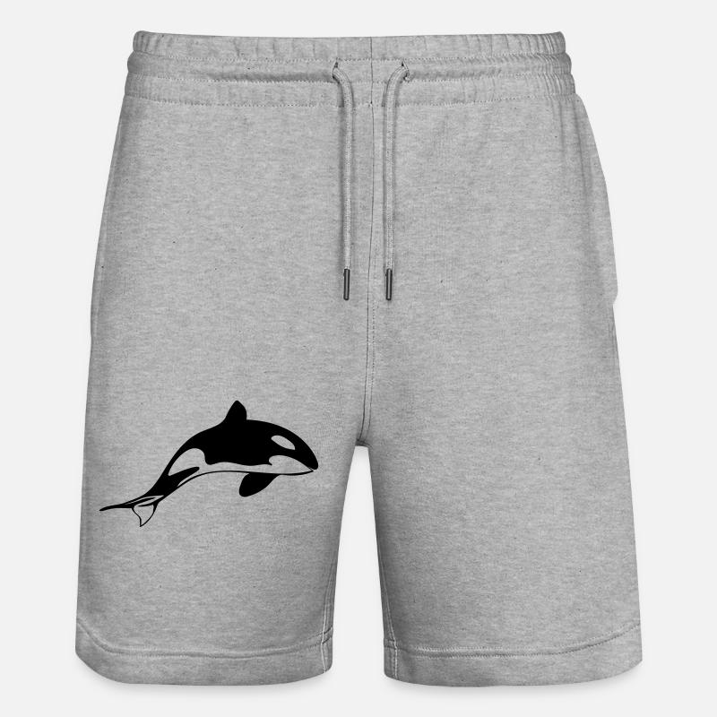 Orca - Short de jogging bio TRAINER Stanley/Stella unisexe - gris chiné