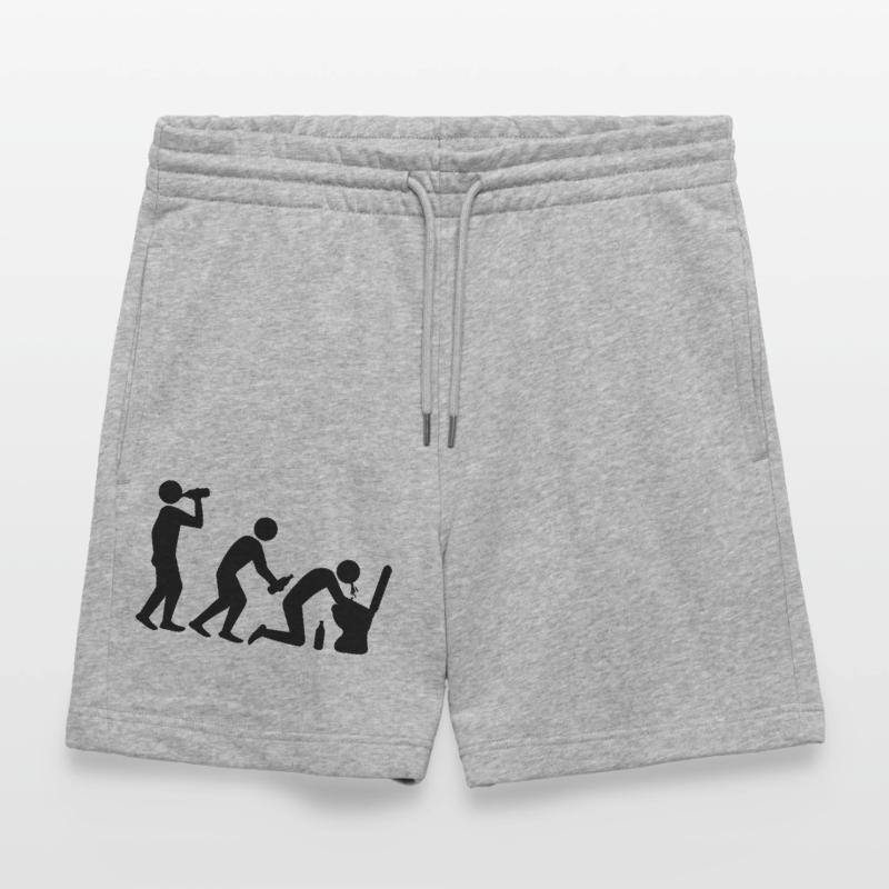 Drunken Evolution Short de jogging bio TRAINER Stanley/Stella unisexe