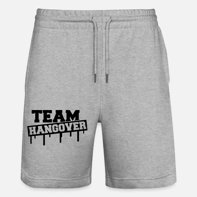 Team Hangover - Short de jogging bio TRAINER Stanley/Stella unisexe - gris chiné