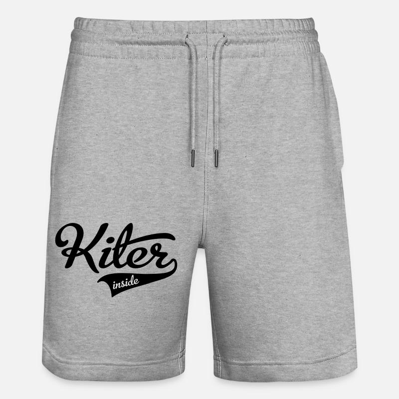 kiter - Short de jogging bio TRAINER Stanley/Stella unisexe - gris chiné