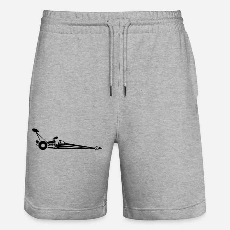 Race Dragster - Stanley/Stella Unisex Bio Joggingshorts Trainer  - Grau meliert