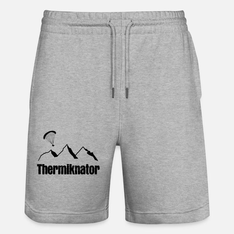 Conquéreur thermistré - Short de jogging bio TRAINER Stanley/Stella unisexe - gris chiné
