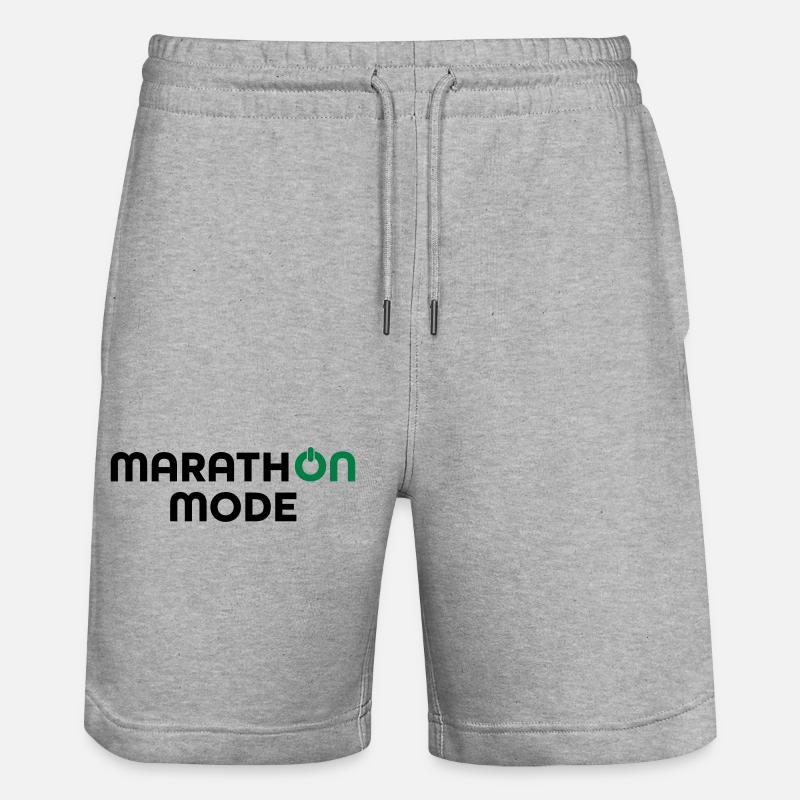 Marathon - Short de jogging bio TRAINER Stanley/Stella unisexe - gris chiné
