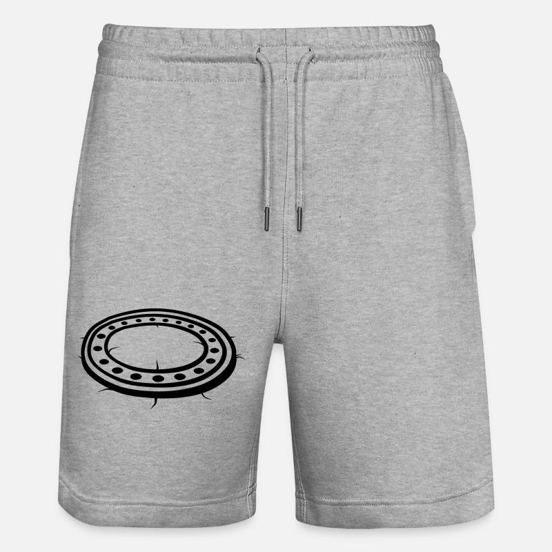 Trou d’égout à couvercle Gulli - Short de jogging bio TRAINER Stanley/Stella unisexe - gris chiné