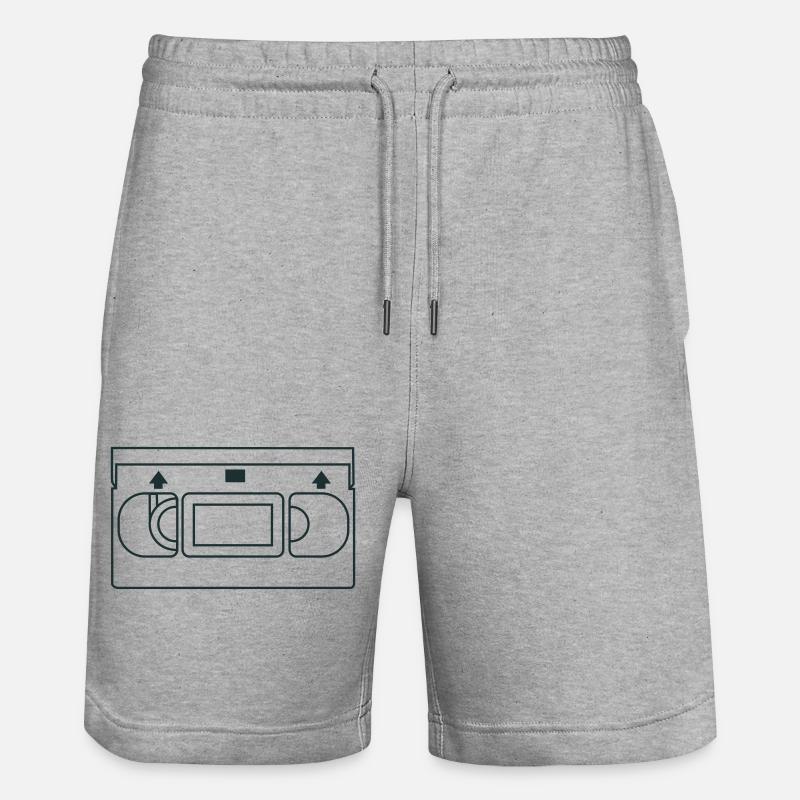 Bande vhs - Short de jogging bio TRAINER Stanley/Stella unisexe - gris chiné