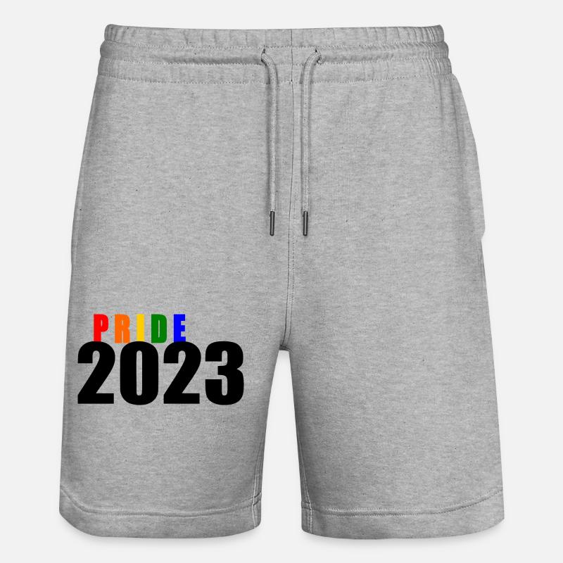Pride 2023 - Short de jogging bio TRAINER Stanley/Stella unisexe - gris chiné