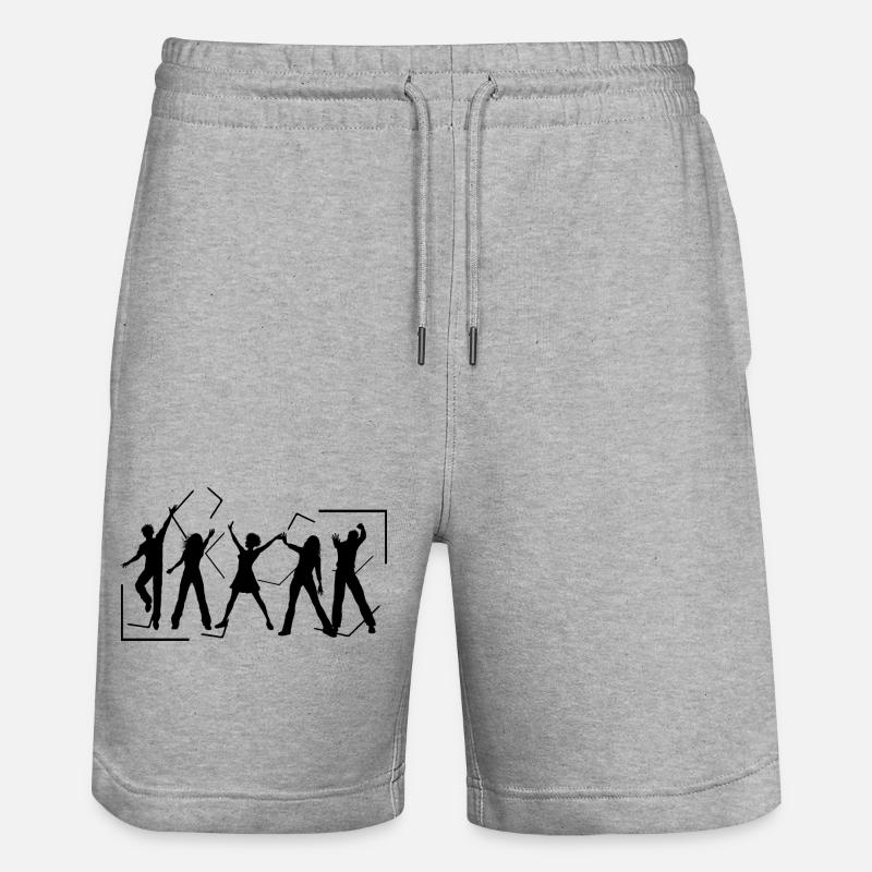 Danse Musique de danse - Short de jogging bio TRAINER Stanley/Stella unisexe - gris chiné