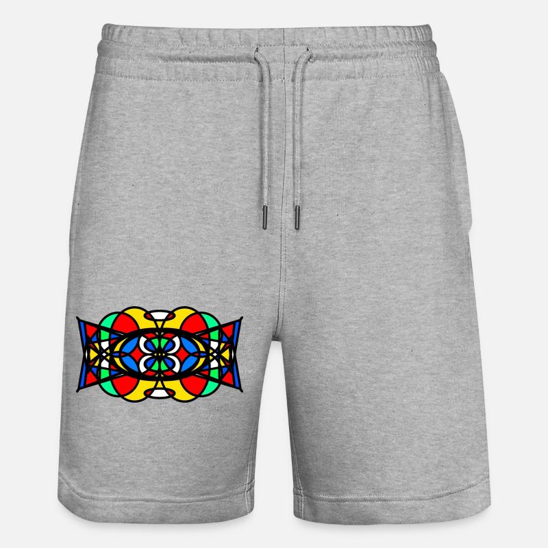 Modèle - Short de jogging bio TRAINER Stanley/Stella unisexe - gris chiné